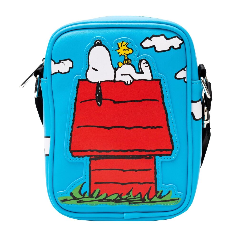 4949 Peanuts Bag, Crossbody, The Secret of Life Snoopy and Woodstock Dog